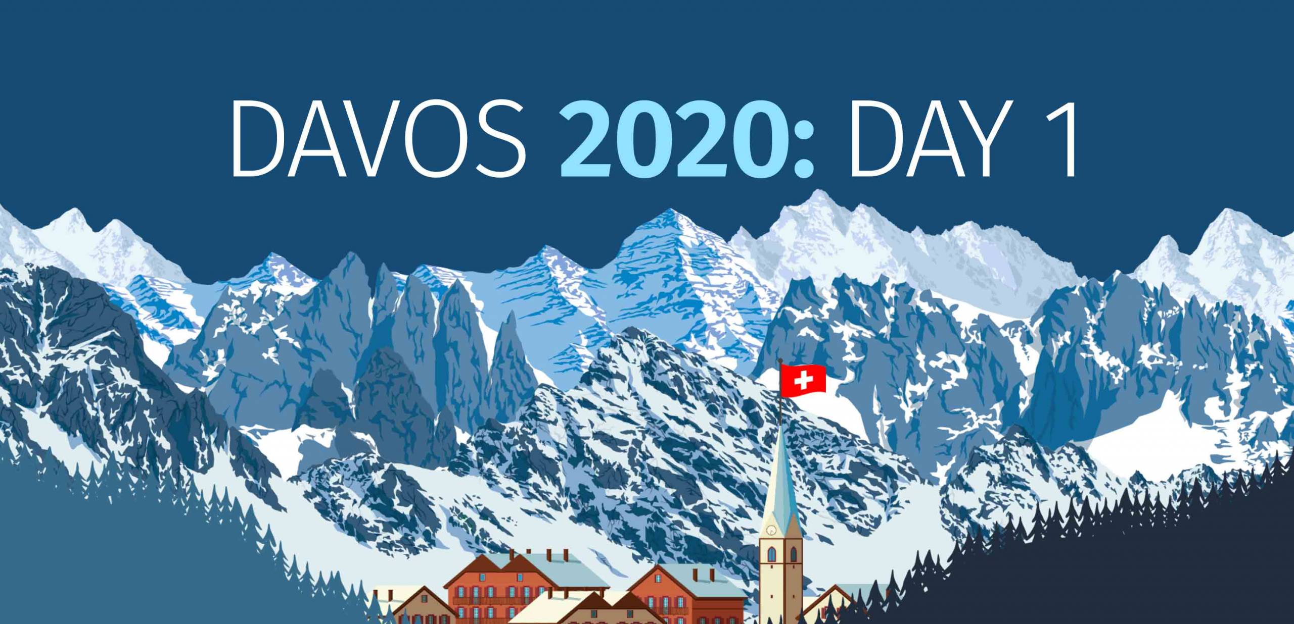 Day One at Davos: How Green is the Mountain?